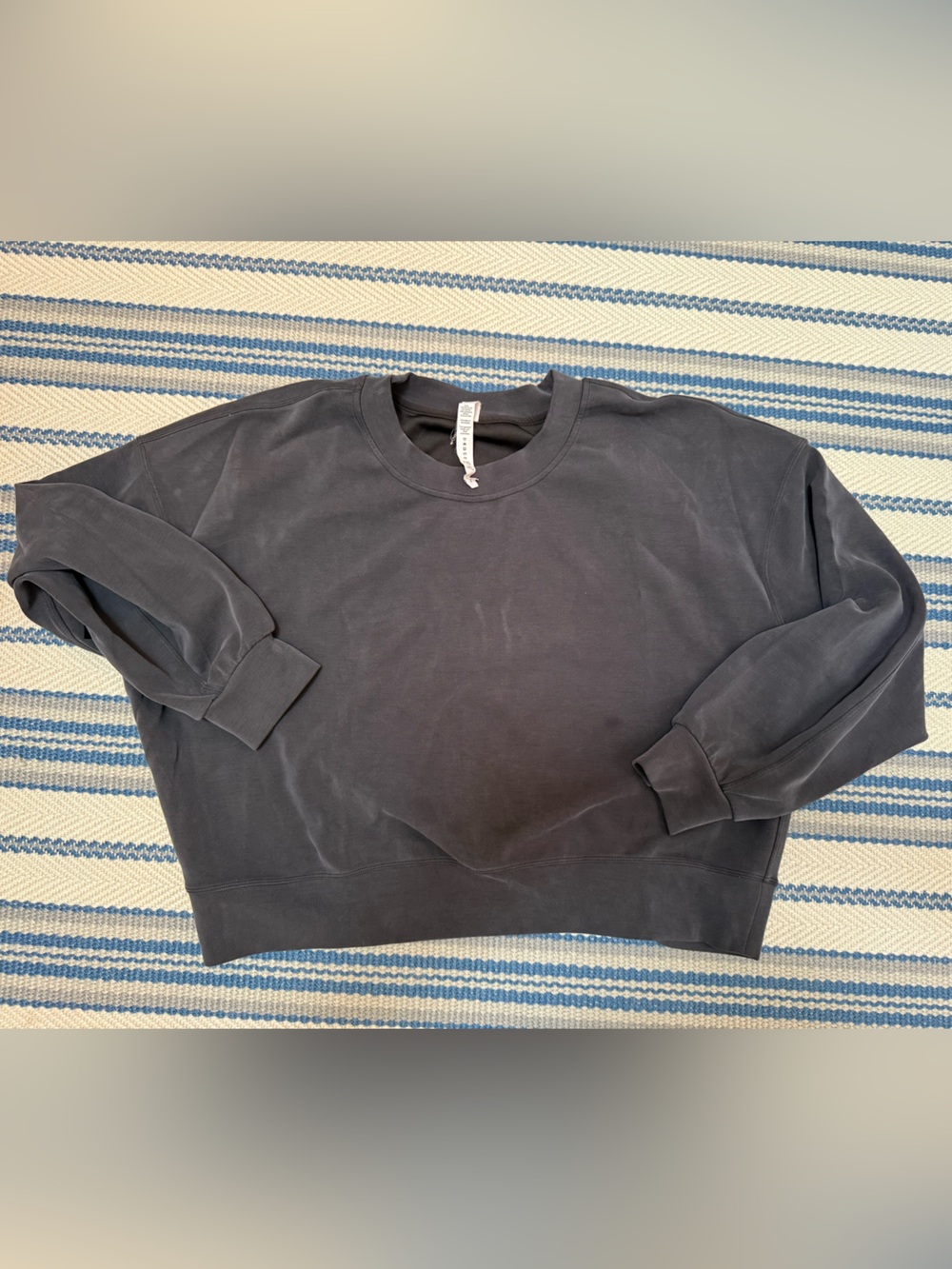 lululemon athletica Charcoal Gray Pullover Sweatshirt